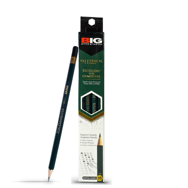 

Pensil 2B Big Hijau