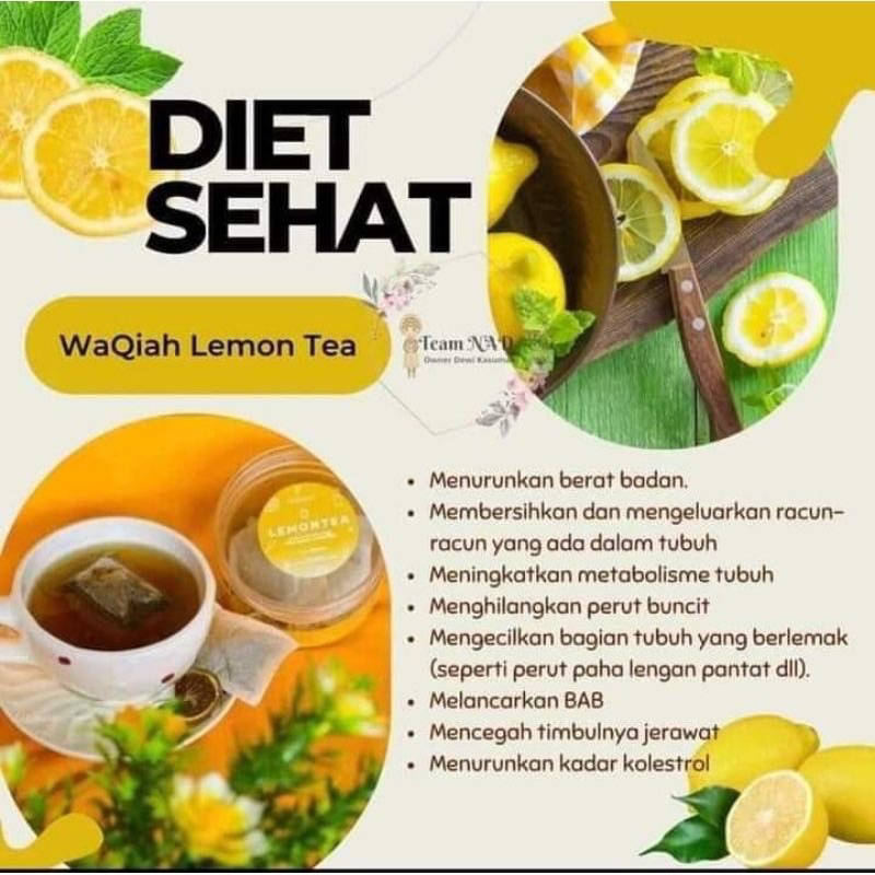 

SIAP KIRIM WAQIAH LEMON TEA/TEH PELANGSING HERBAL PRODUK ORI (fre ghif)