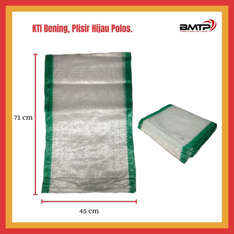 KARUNG BERAS UKURAN 25KG TRANSPARAN PER 1 BALL