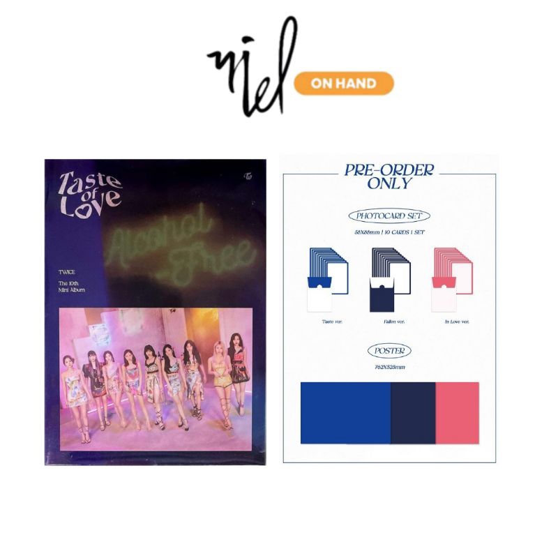 Album Sealed Twice Taste Of Love Ver Fallen + POB Official Termurah Sealed New