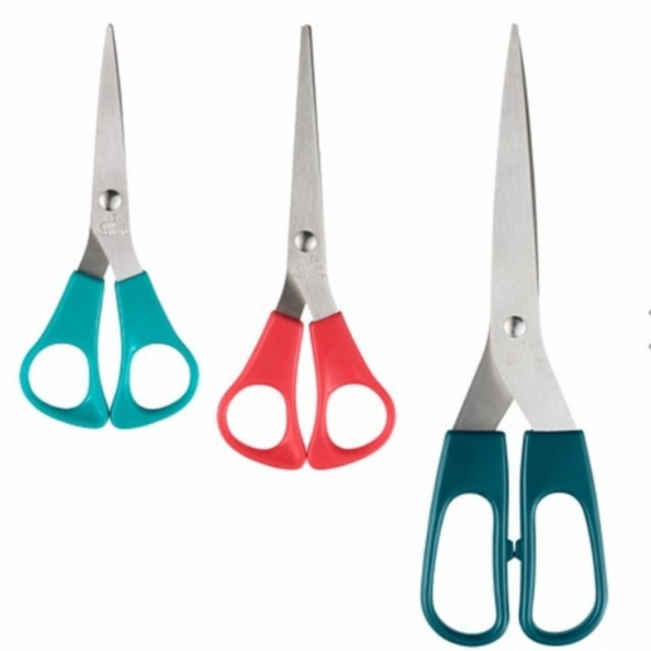 

Gunting dapur set isi 1Set 3pcs Gunting Dapur Aneka Warna dan Ukuran Serbaguna