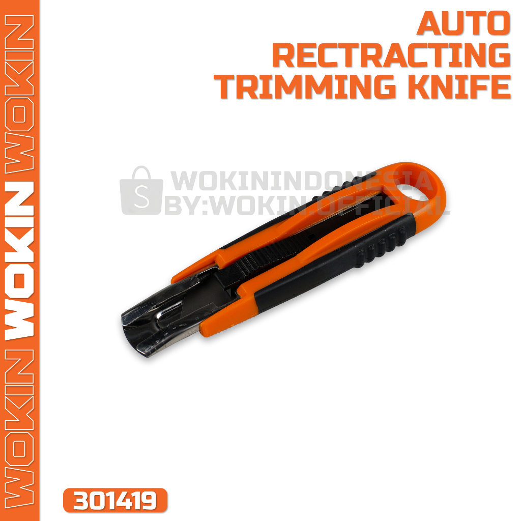 

Cutter Auto Wokin / Auto Retracting Trimming Knife Wokin - 301419