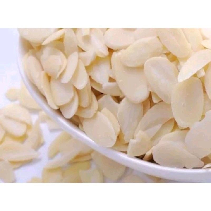 

kacang Almond slice Almonisia Asli 100%/ potong tipis 1kg