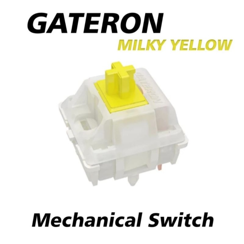 GATERON MILKY YELLOW KS-3 X1 ( Linear - PCB Mount ) 5 PIN