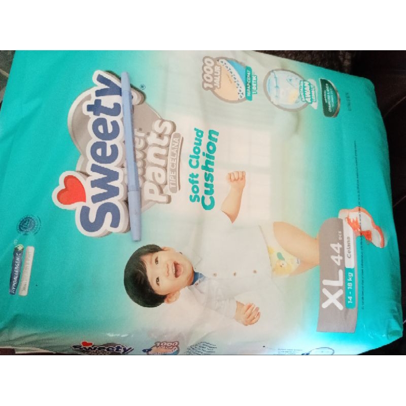 Pampers sweety silver pants XL44 3 ball