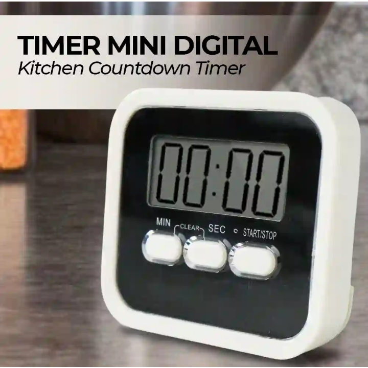 timer masak digital led display alarm detik menit dapur