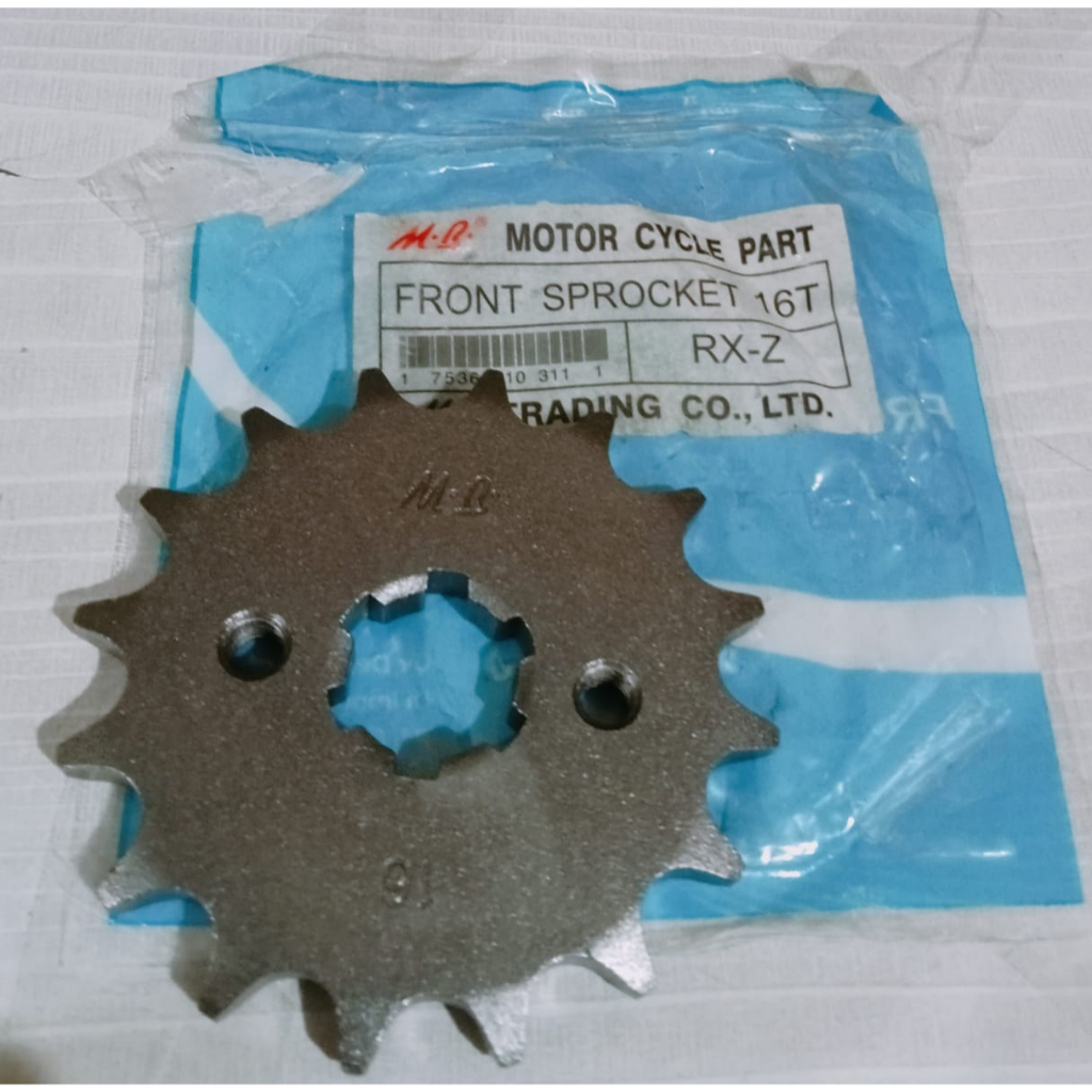 GIR GEAR DEPAN YAMAHA RXZ RX-Z 428-16T 428X16T MREK MB