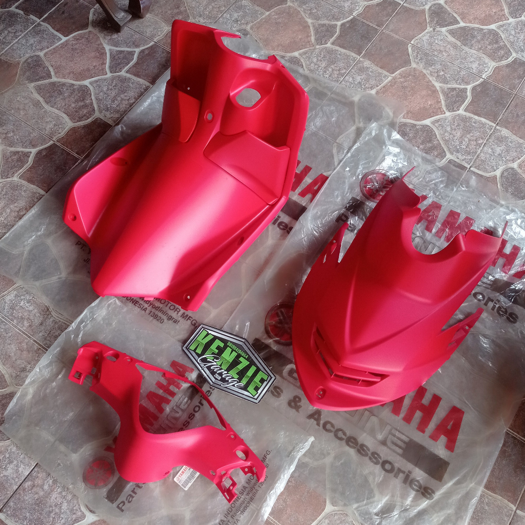 Cover body dek kasar yamaha Mio Soul Merah 40 Original Yamaha