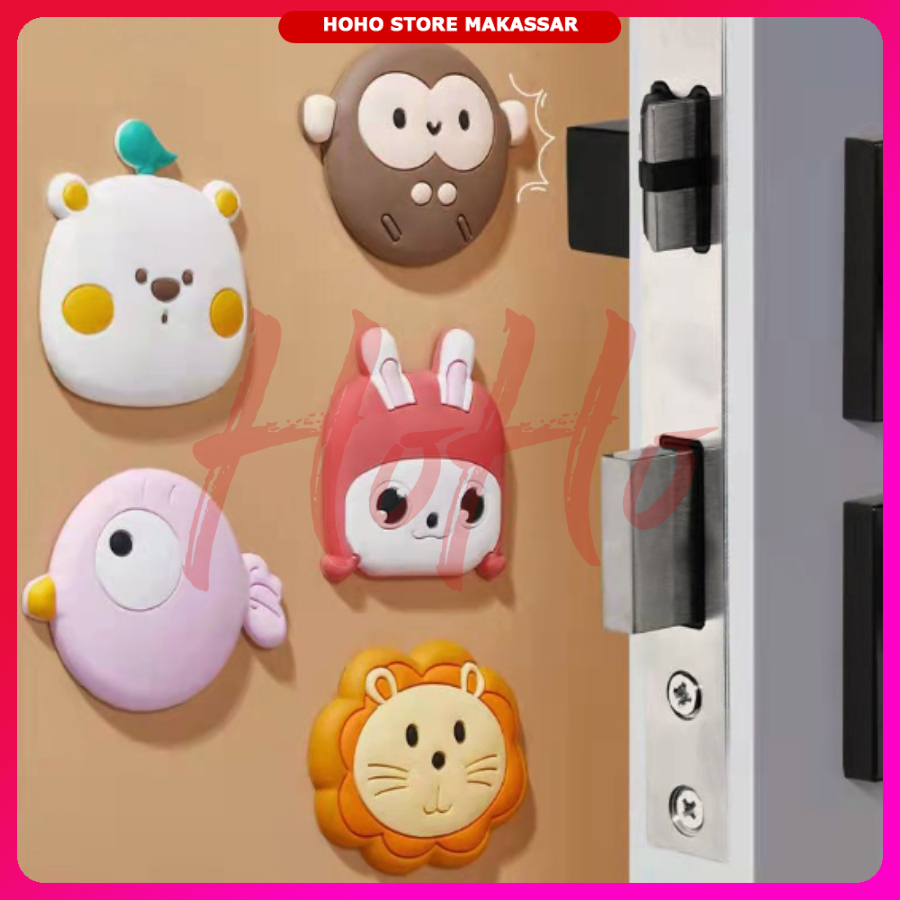 Bantalan Pintu Pelindung Pintu Karet Penahan Benturan Gagang Pintu Karet Pengaman Bantalan Silikon P