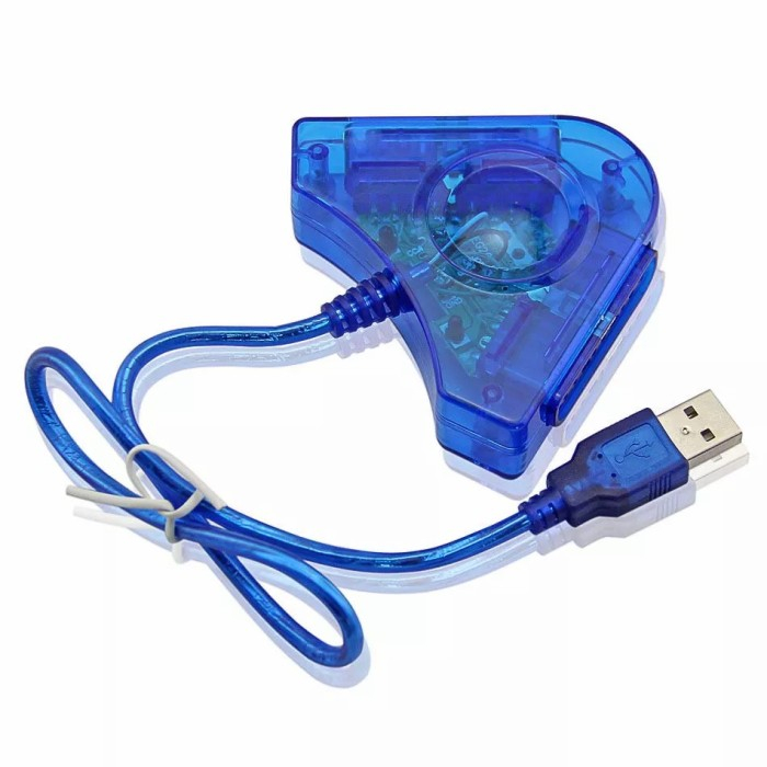 Converter Usb Double Stik Ps2 Ke Ps3 Converter USB 2 SLOT STIK STICK PS2 ke PS3 - PC Double