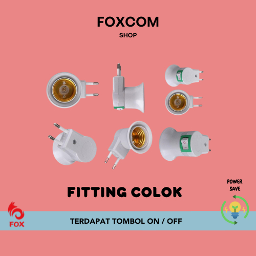 FITTING COLOK / FITTING COLOK SAKLAR / FITTING COLOK ON OFF/ FITTING COLOK MURAH