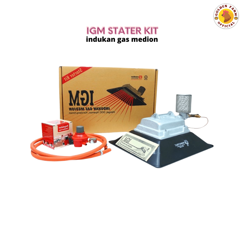 IGM stater kit - indukan gas medion pemanas ayam