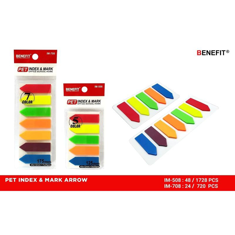 

STICK NOTE BENEFIT / PEMBATAS BUKU MURAH