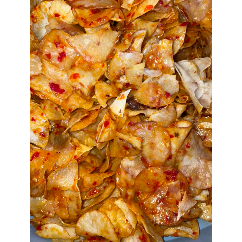 

KERIPIK SINGKONG | KERIPIK SINGKONG BUMBU RUJAK PEDAS MANIS 250gr/500gr/1kg