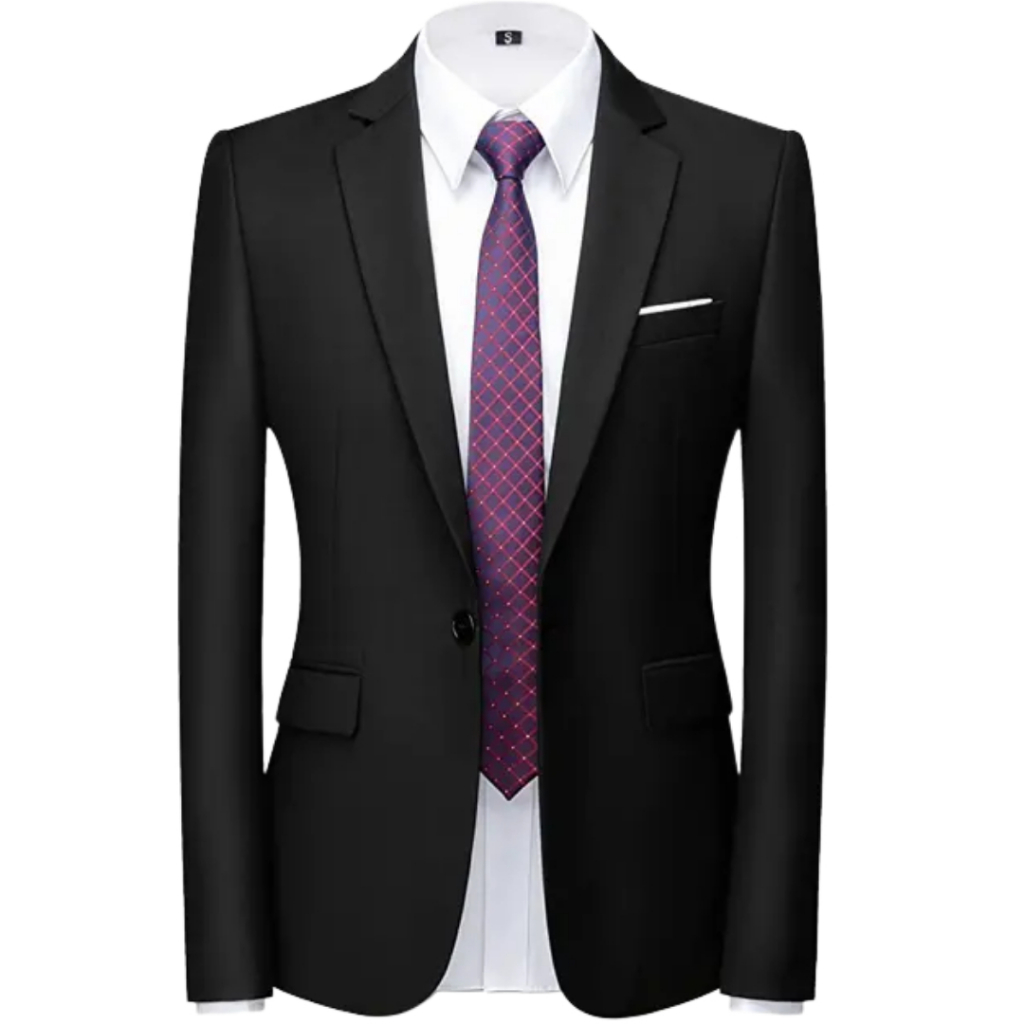 Winstyle - Jas Pria Hitam List