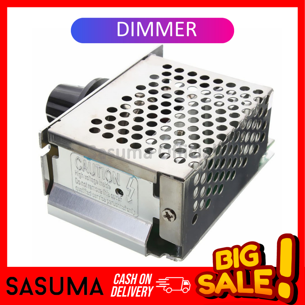 SASUMA SCR Dimmer 4000 Watt 220 Volt AC 4000watt 4000w