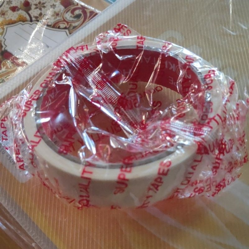 

Lakban kertas masking 24mm x 15 yard putih