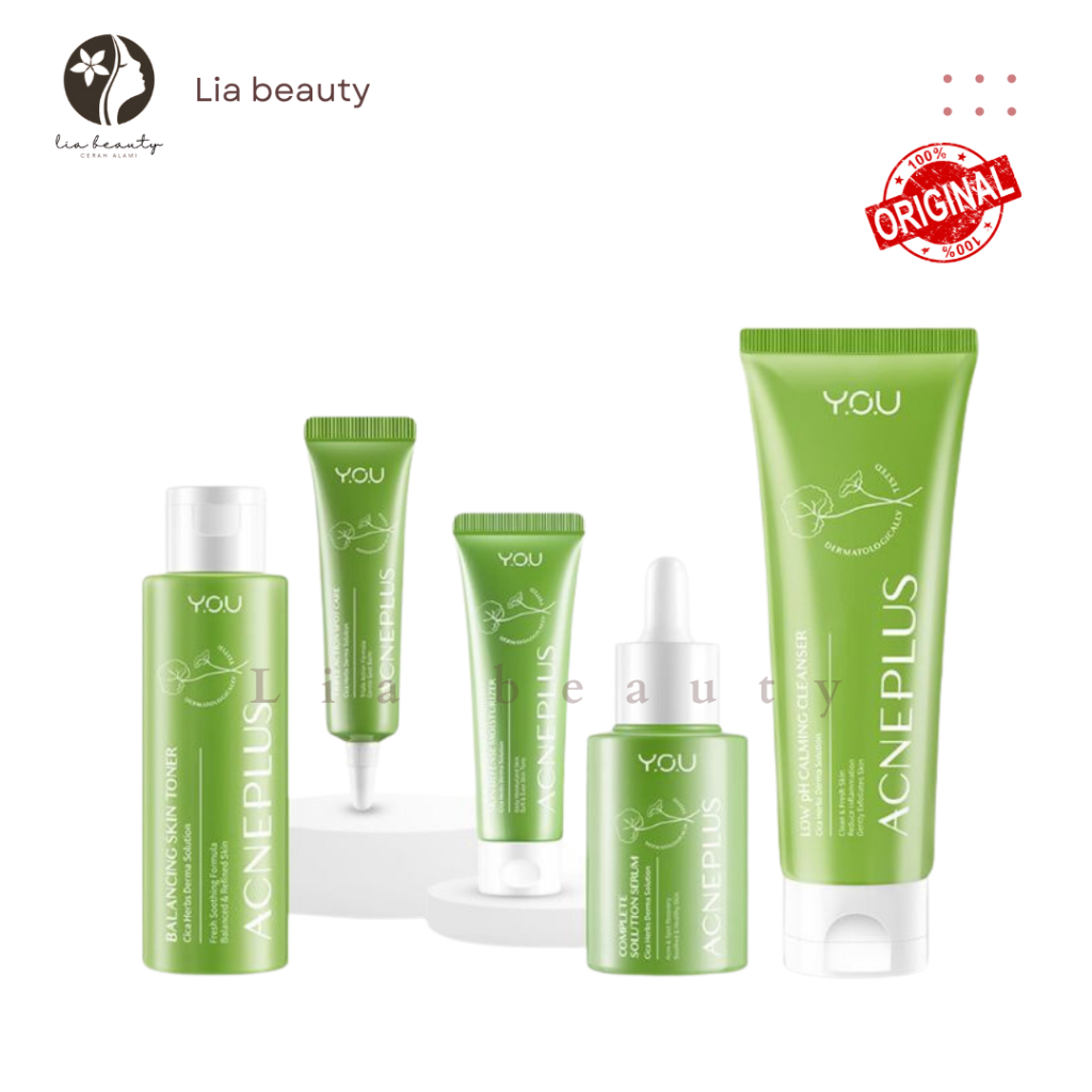 Lia Beauty YOU ACNE PLUS SERIES 5 in 1 bundle free gift