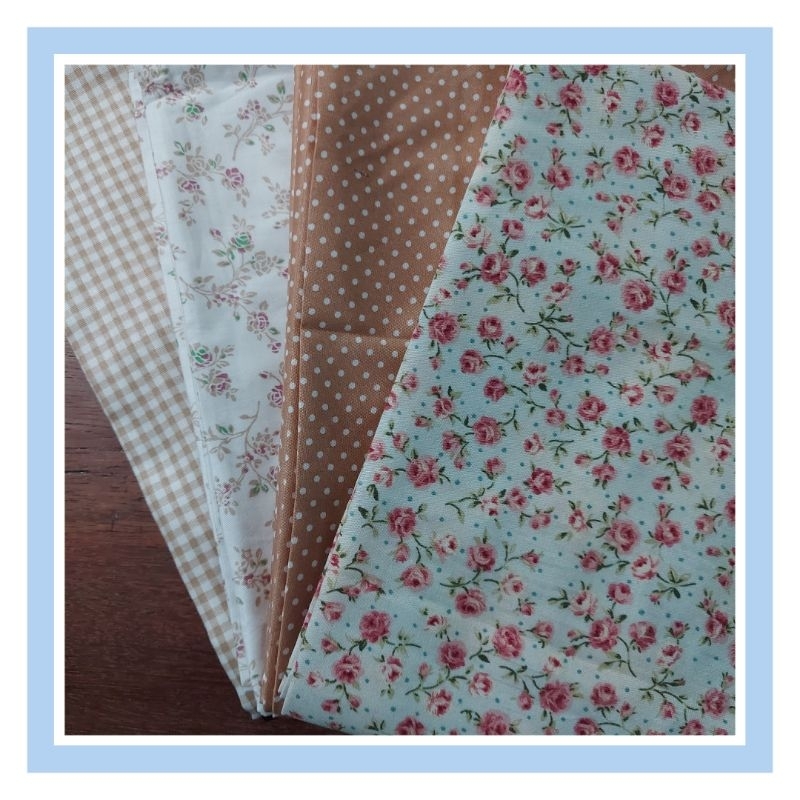 1 SET KAIN PERCA KATUN JEPANG DESIGN TOKAI SENKO