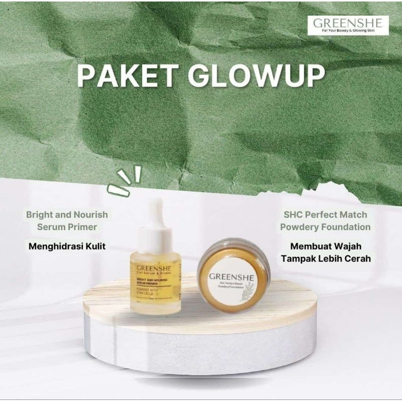 GREENSHE PAKET GLOW UP