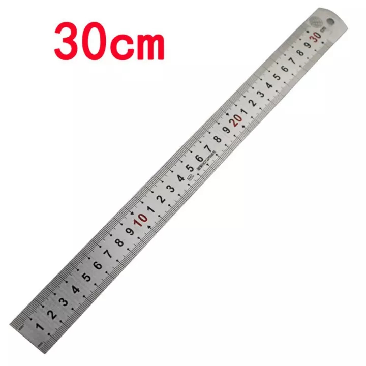 

Penggaris Besi 30cm WIPRO / Ruler Stainless Steel 30 cm Anti Karat / Mistar Garisan