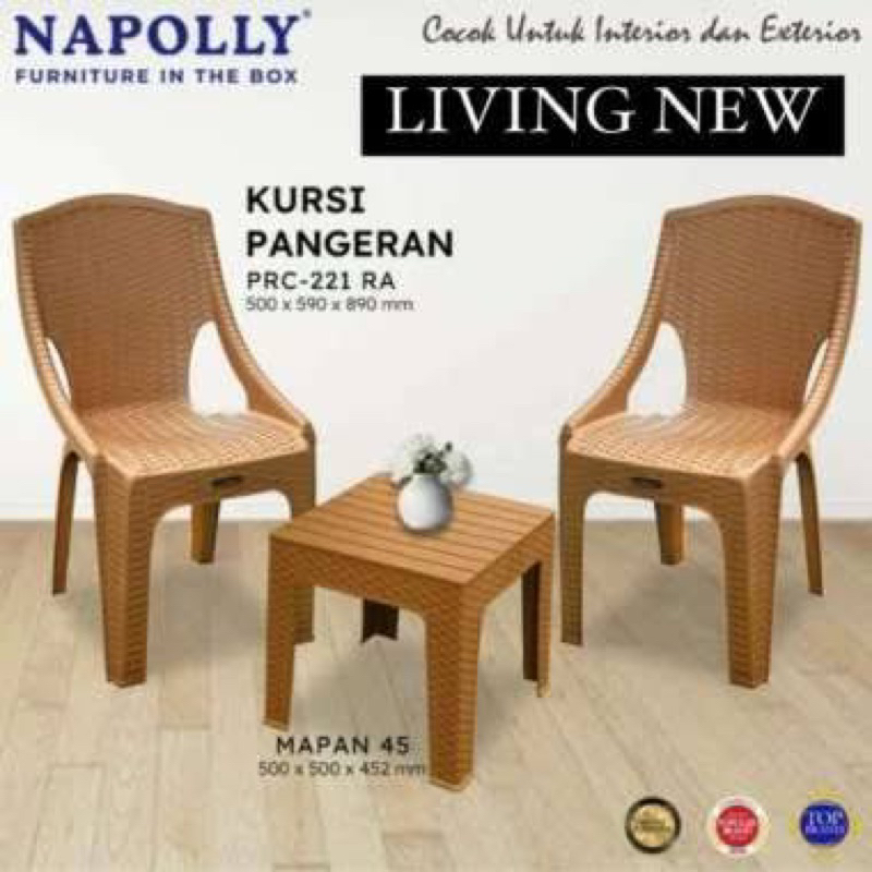 kursi plastik NAPOLLY PANGERAN prc 221