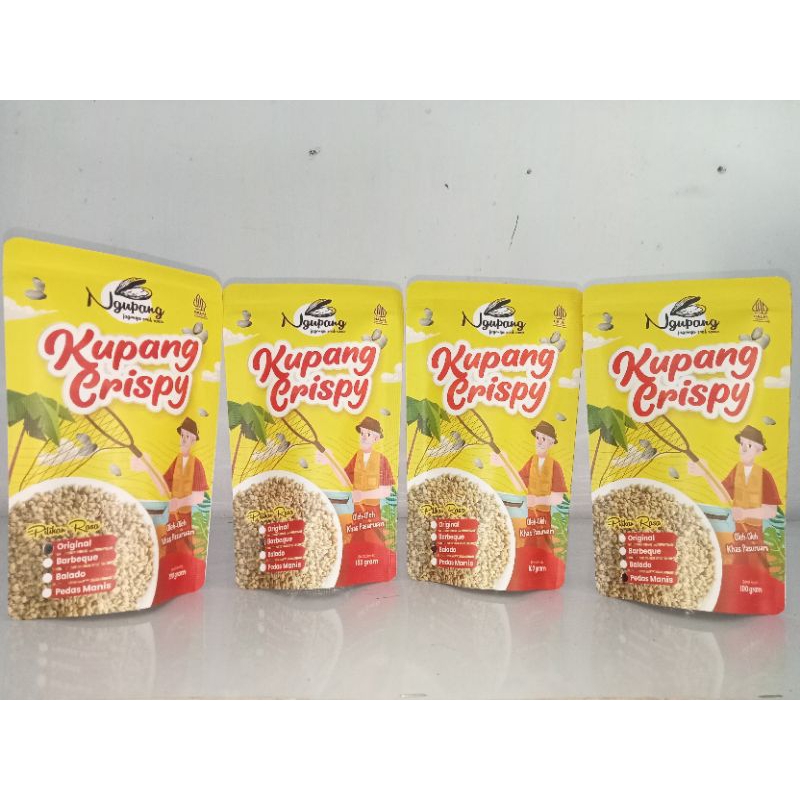 

kupang crispy paket icip 4 varian(ori, bbq, balado, pedasmanis)