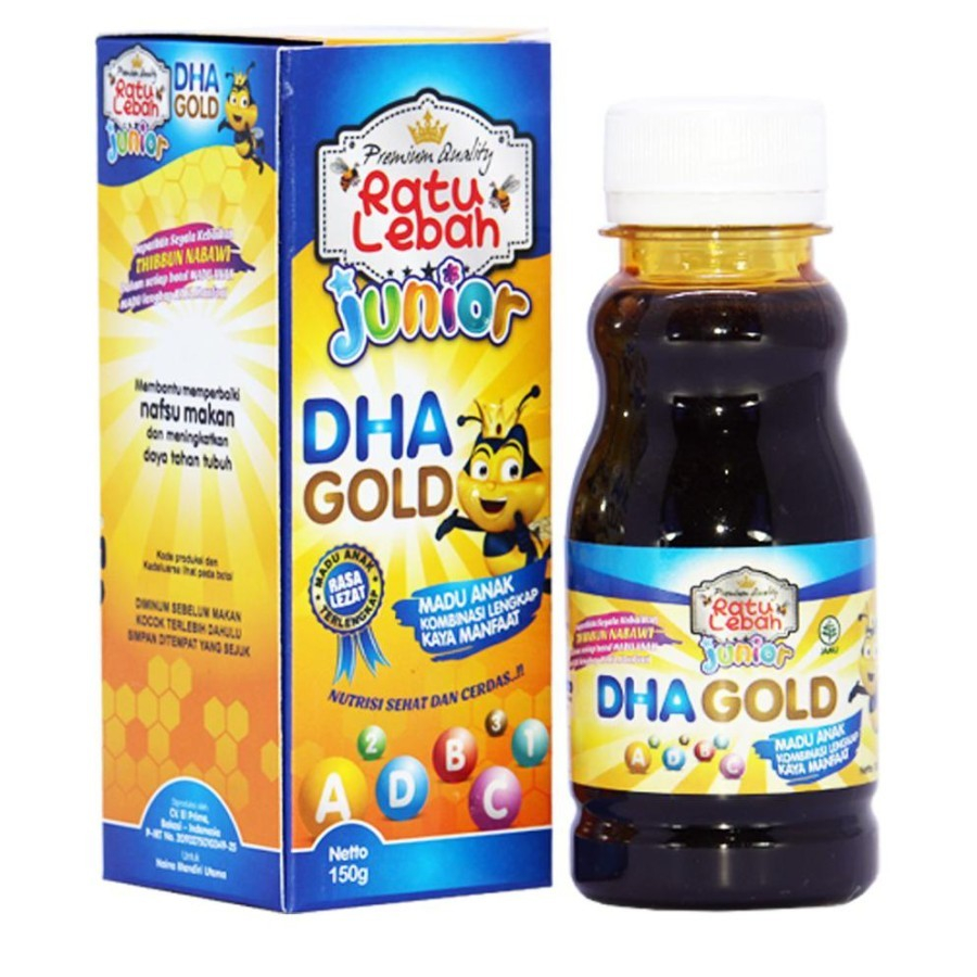 

Madu Anak Ratu Lebah Junior DHA GOLD plus Omega 3