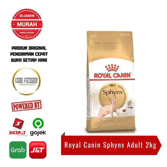 Royal Canin Adult Sphynx 2kg Freshpack Makanan Kucing Sphynx Dewasa