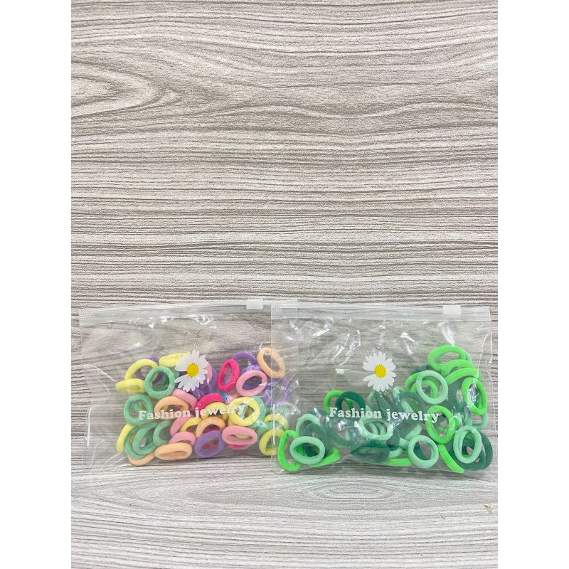50pcs Ikat Rambut Donat