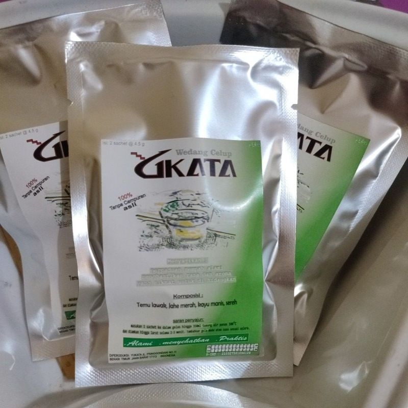 

YUKATA Hijau. Wedang Celup Tradisional 12g x 5 pcs