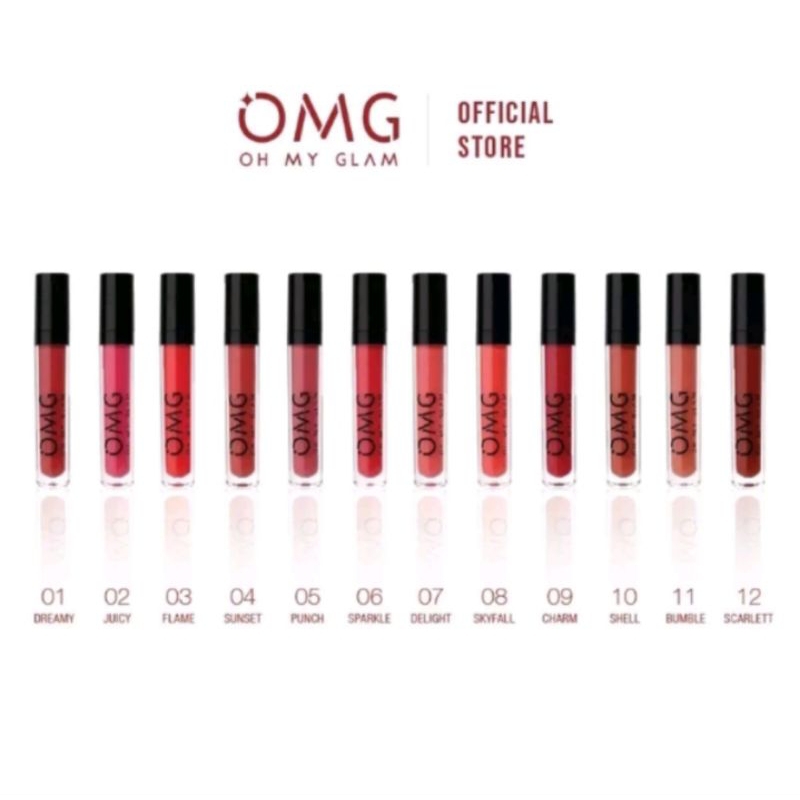 OMG Oh My Glam Matte Kiss Lip Cream 3,5g Lipstik&Lipcream