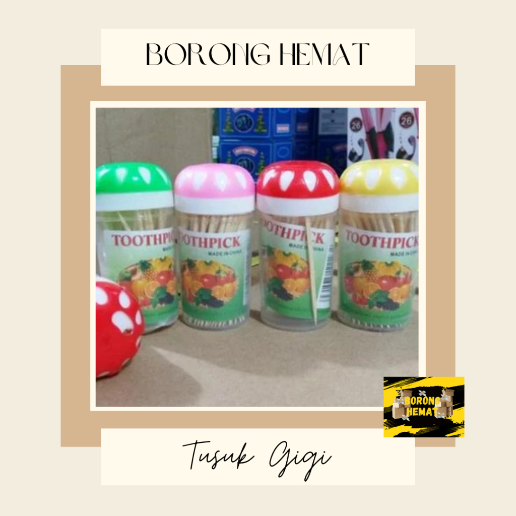 TUSUK GIGI + TEMPAT TUSUK GIGI PAKET TUSUK GIGI TUSUK GIGI RESTORAN
