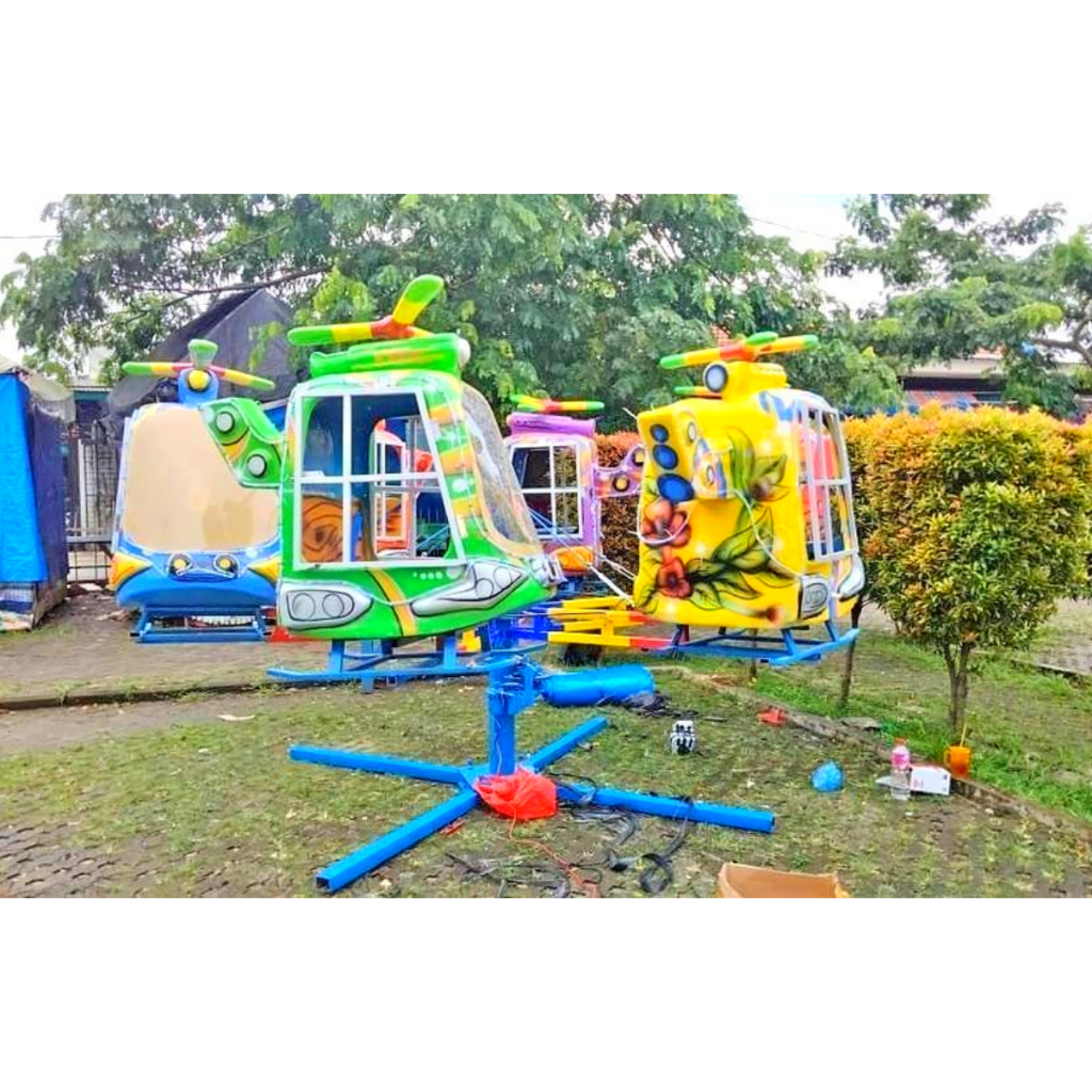 Komedi Putar HELI odong odong usaha mainan