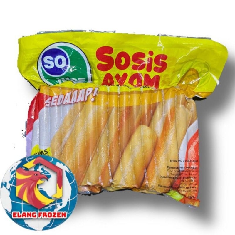 

Sosis Ayam So Nice 1kg / Sonice sosis 1kg