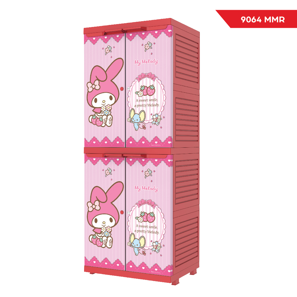 Lemari Plastik Anak Naiba Mini Premium 9094/9064