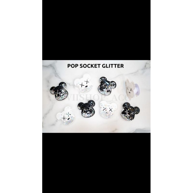 POP SOCKET GLITTER 3D