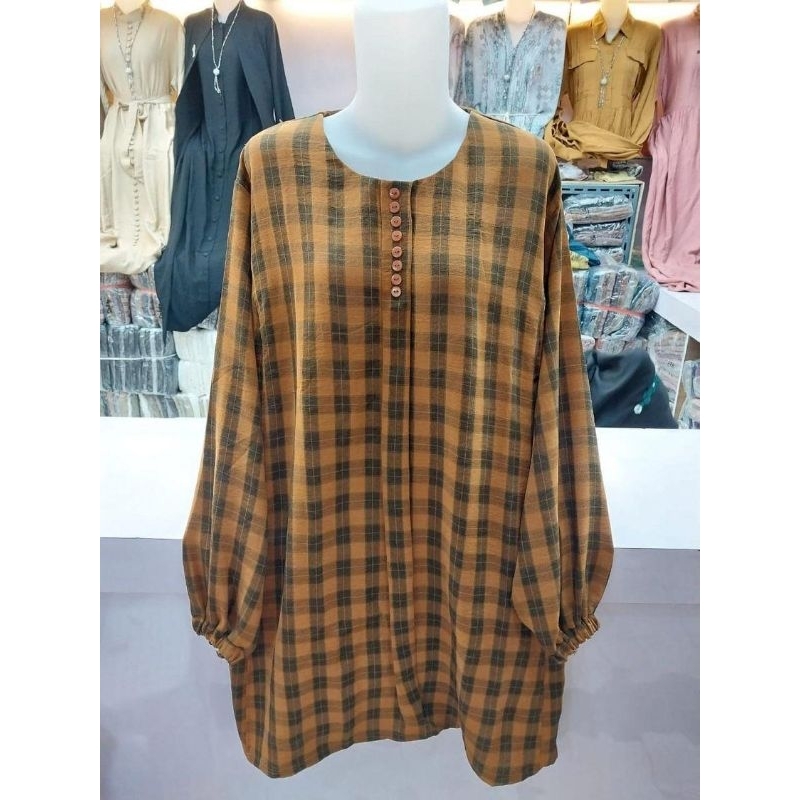 Atasan Kotak Jumbo Crinkle Cey Airflow