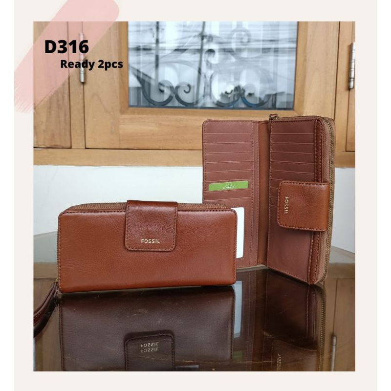 Madison Zip Clutch Medium Brown SWL2228210