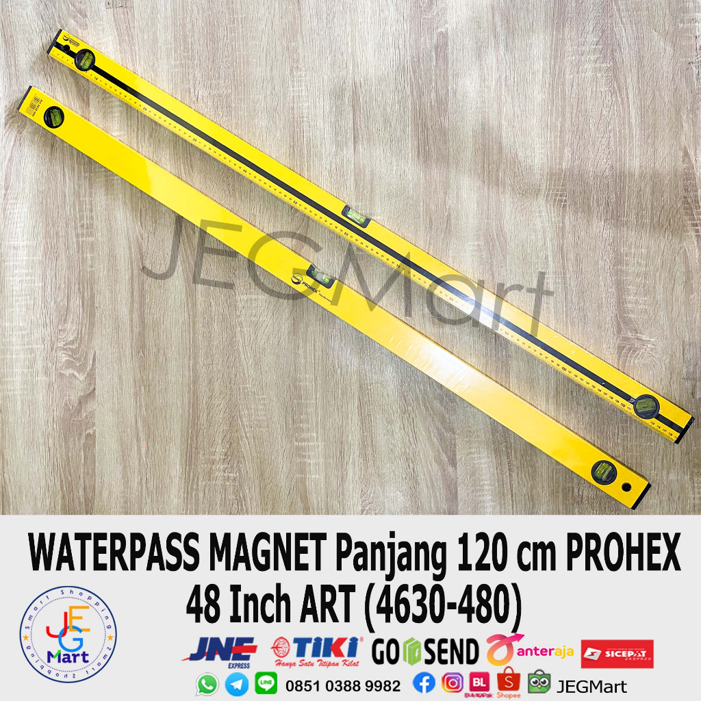PROHEX WATERPASS MAGNET Panjang 120 cm 48 Inch (4630-480)