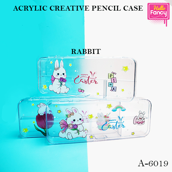 

Pencil Case Acrylic Transparent Kotak Pensil Akrilik Transparan A6019