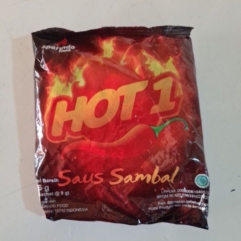 

Hot 1 Saus Sambal SACHET 216gram (isi 24)
