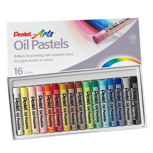 

Pentel Oil Pastel Crayon 16 Colors Krayon Warna Berkualitas