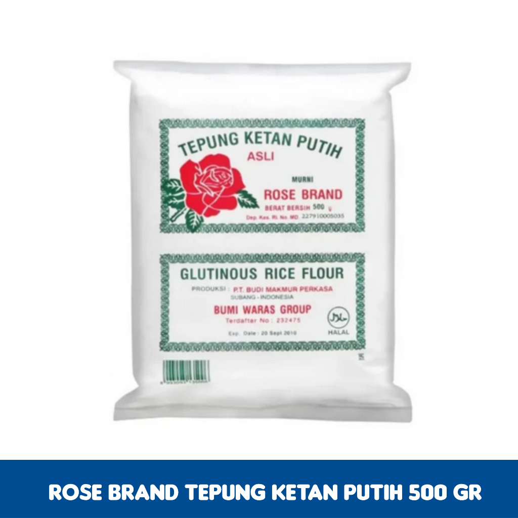 

Rose Brand Tepung Ketan Putih 500 Gr
