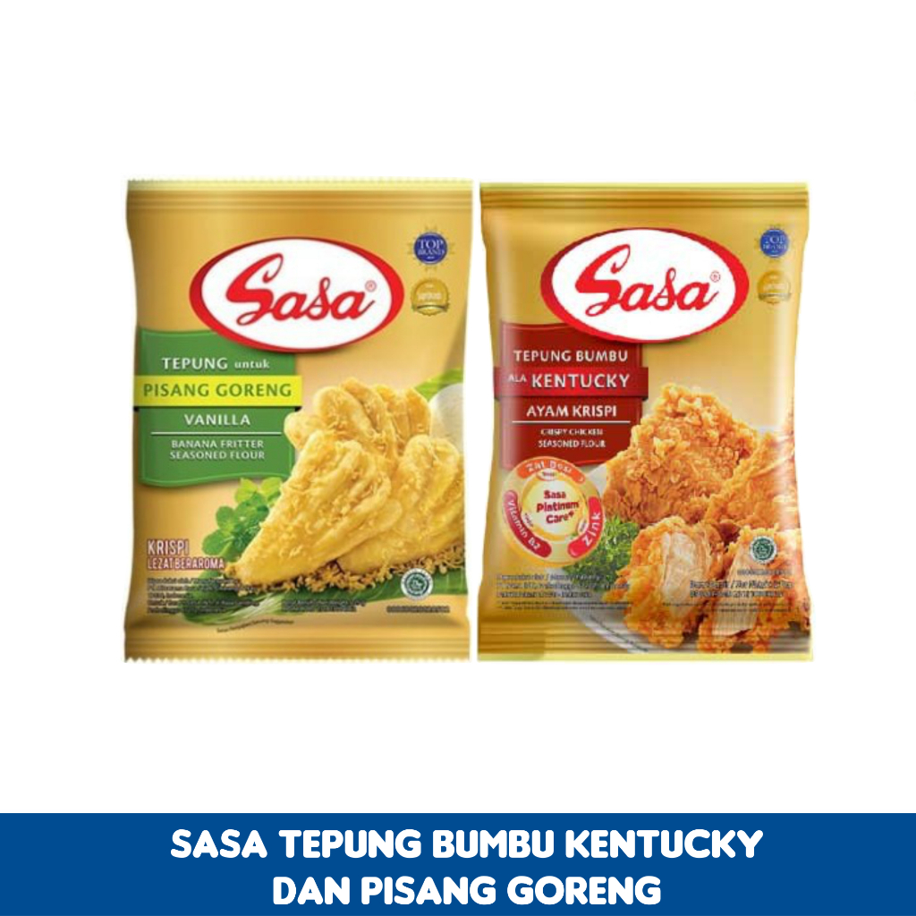 

Sasa Tepung Bumbu Kentucky dan Pisang Goreng 2pcs 80 gr