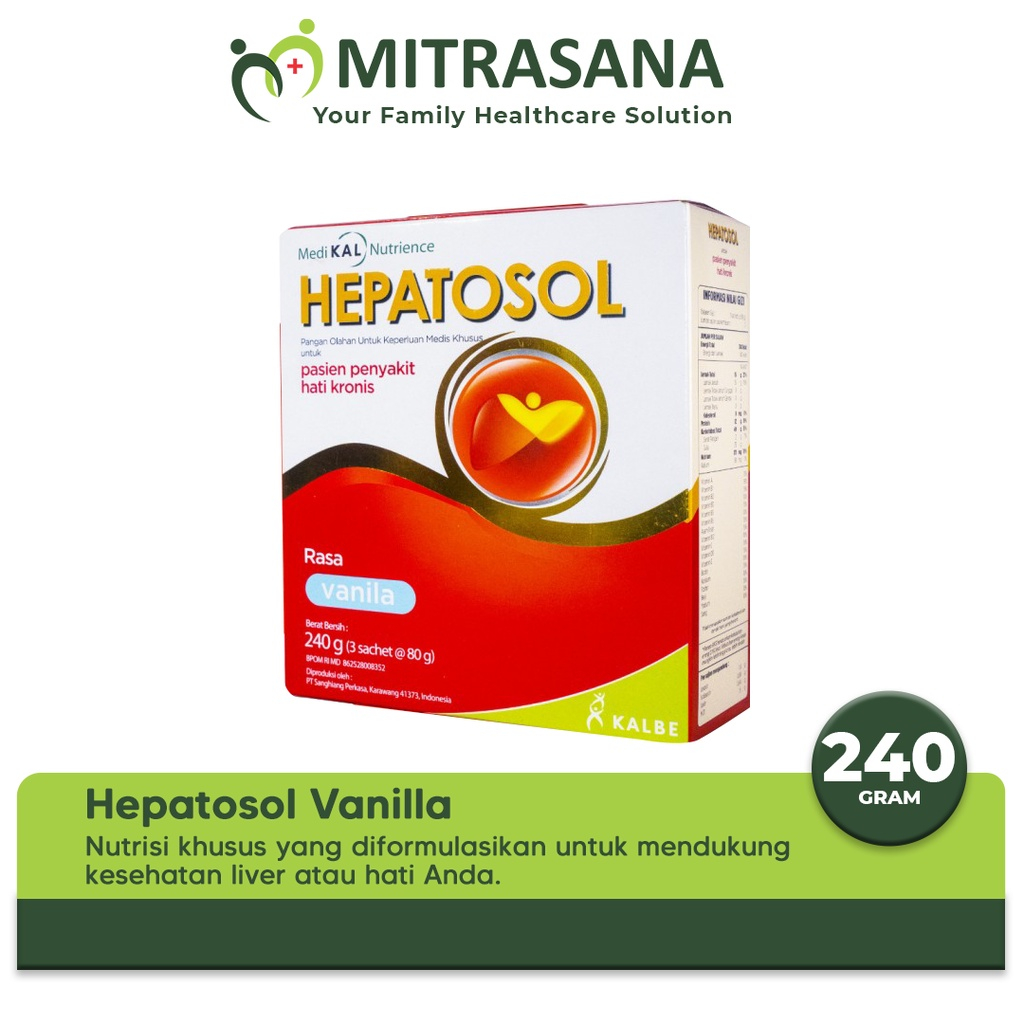 

Hepatosol 240 Gram - Nutrisi Kesehatan Hati