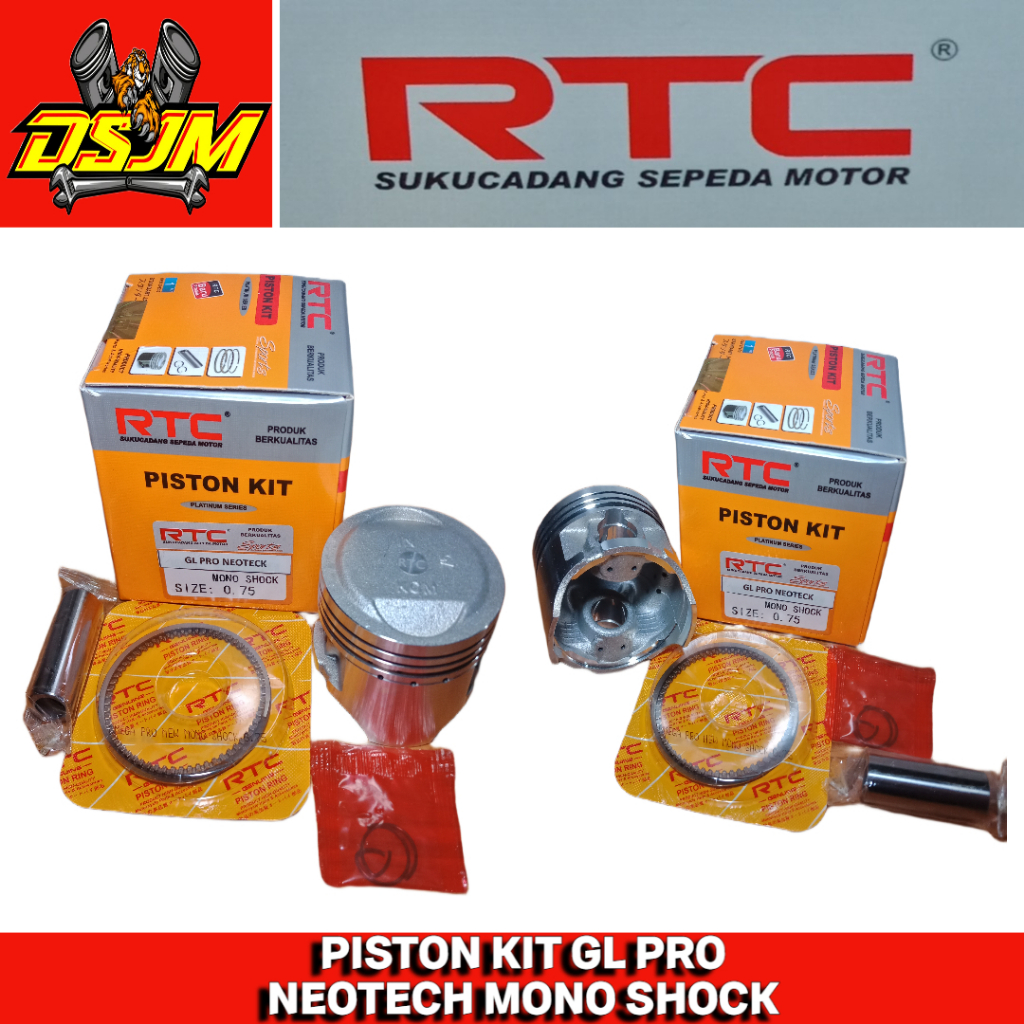 PISTON KIT GL PRO NEOTECH SEHER KOMPLIT GL PRO NEOTECH HIGH QUALITY RTC