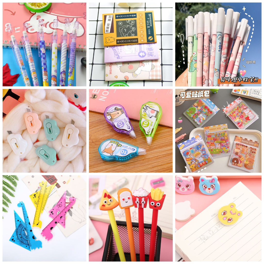 

SET ALAT TULIS LENGKAP 10 in 1 / 1 PAKET ALAT TULIS