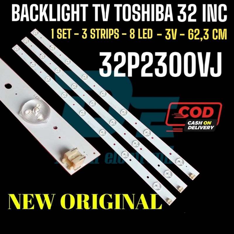 BACKLIGHT TV TOSHIBA 32P2300vj LAMPU LED Tv Toshiba 32P2300vj