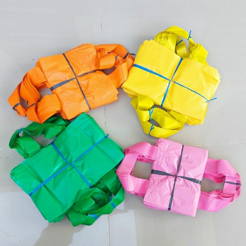 Kresek Hajatan soft handle kantong kresek warna